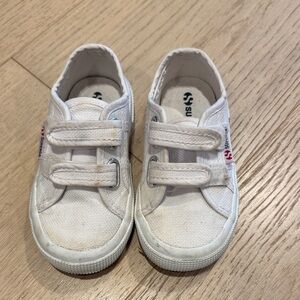 Superga Kids Classic White Sneakers